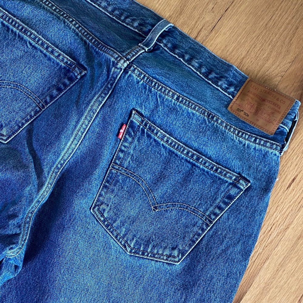 Levi's Women's 501 '90s Selvedge Jeans 33x30 - Picture 10 of 14